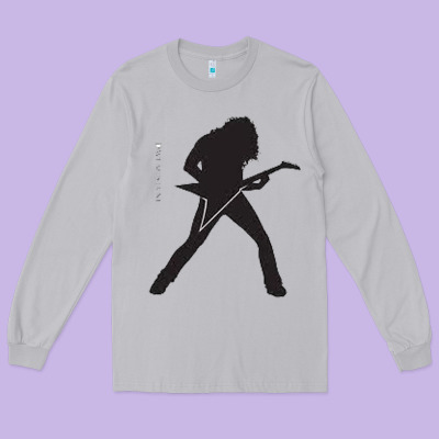Dave Mustaine Long Sleeve Tee Designed By Designpulse