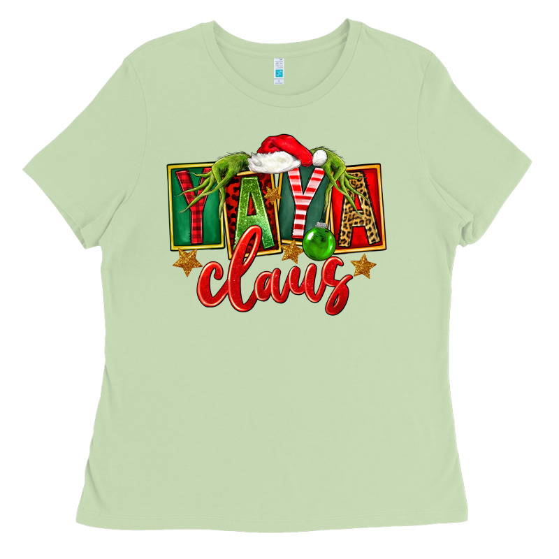 Christmas Yaya Claus Ladies Tee by FaDigitalArtStudio | Teevron