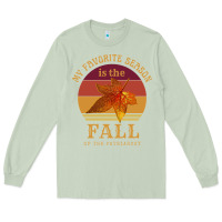 Matcha feminist my favorite season is fall patriarchy retro vintage long slee Long Sleeve Tee - DesignPulse