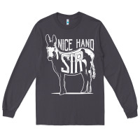 Smoke Nice Hand Sir Donkey Poker Funny Gambling Design For Fans Long Sleeve Tee - DesignPulse