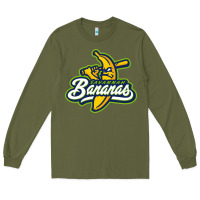 Army Green bananas Long Sleeve Tee - DesignPulse