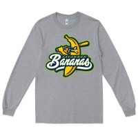 Heather Grey bananas Long Sleeve Tee - DesignPulse