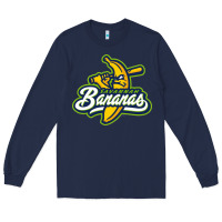 Navy bananas Long Sleeve Tee - DesignPulse