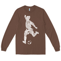 Chestnut soccer player ball Long Sleeve Tee - DesignPulse