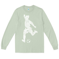 Matcha soccer player ball Long Sleeve Tee - DesignPulse