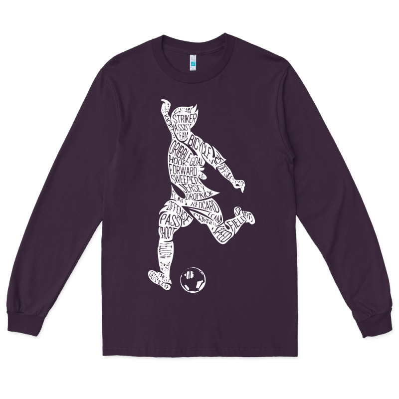 Soccer Player Ball Long Sleeve Tee by DesignPulse | Teevron