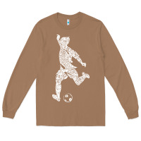 Toasted Coconut soccer player ball Long Sleeve Tee - DesignPulse