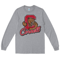 Heather Grey cornell Long Sleeve Tee - DesignPulse