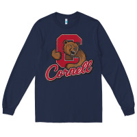Navy cornell Long Sleeve Tee - DesignPulse