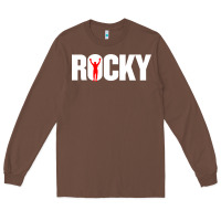 Chestnut boxer r o c k y Long Sleeve Tee - DesignPulse