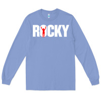 Colony Blue boxer r o c k y Long Sleeve Tee - DesignPulse