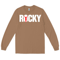 Toasted Coconut boxer r o c k y Long Sleeve Tee - DesignPulse