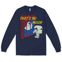 Navy that's no moon Long Sleeve Tee - DesignPulse