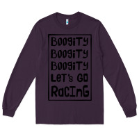 Plum boogity lets go racing Long Sleeve Tee - DesignPulse