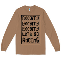Toasted Coconut boogity lets go racing Long Sleeve Tee - DesignPulse