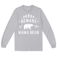 Moon Dust beware mama bear mom protect strong mother graphic clip art t shirt Long Sleeve Tee - DesignPulse