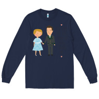 Navy sound of music - loving me Long Sleeve Tee - DesignPulse