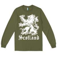 Army Green youth scotland Long Sleeve Tee - DesignPulse
