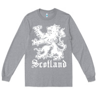 Heather Grey youth scotland Long Sleeve Tee - DesignPulse