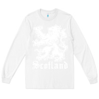 White youth scotland Long Sleeve Tee - DesignPulse