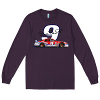 Plum Bill Elliott 1988 Winston Cup 9 Stock Car  Classic Long Sleeve Tee - DesignPulse