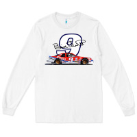 White Bill Elliott 1988 Winston Cup 9 Stock Car  Classic Long Sleeve Tee - DesignPulse
