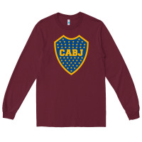 Burgundy Boca Juniors Long Sleeve Tee - DesignPulse