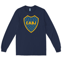 Navy Boca Juniors Long Sleeve Tee - DesignPulse