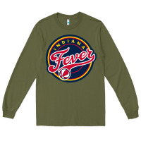 Army Green indiana,team,fever Long Sleeve Tee - DesignPulse