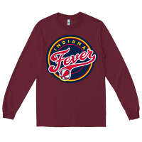 Burgundy indiana,team,fever Long Sleeve Tee - DesignPulse
