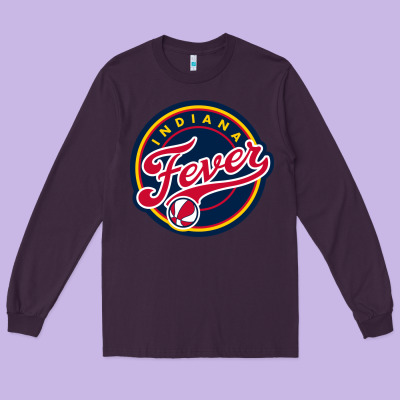Indiana,team,fever Long Sleeve Tee Designed By Designpulse