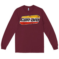 Burgundy CANAM Vintage Original ATV UTV off road Gift Long Sleeve Long Sleeve Tee - DesignPulse