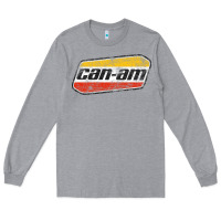 Heather Grey CANAM Vintage Original ATV UTV off road Gift Long Sleeve Long Sleeve Tee - DesignPulse