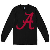 Black -alabama athletics Long Sleeve Tee - DesignPulse