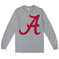 Heather Grey -alabama athletics Long Sleeve Tee - DesignPulse