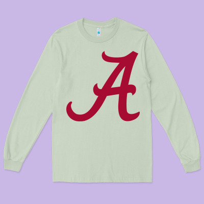 -alabama Athletics Long Sleeve Tee Designed By Designpulse