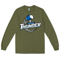 Army Green wichita thunder Long Sleeve Tee - DesignPulse