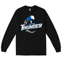 Black wichita thunder Long Sleeve Tee - DesignPulse