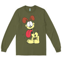 Army Green odie the dog gift Long Sleeve Tee - DesignPulse