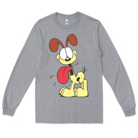 Heather Grey odie the dog gift Long Sleeve Tee - DesignPulse