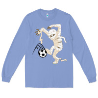 Colony Blue funny halloween soccer ball Long Sleeve Tee - DesignPulse