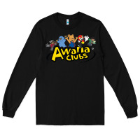 Black awa na awa ni clubs Long Sleeve Tee - DesignPulse