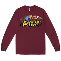 Burgundy awa na awa ni clubs Long Sleeve Tee - DesignPulse