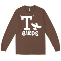 Chestnut t birds greaser thunderbirds 1970s t birds pullover hoodie Long Sleeve Tee - DesignPulse