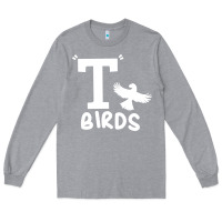 Heather Grey t birds greaser thunderbirds 1970s t birds pullover hoodie Long Sleeve Tee - DesignPulse