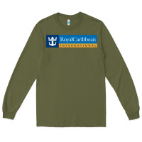 Army Green Royal Caribbean International Long Sleeve Tee - DesignPulse