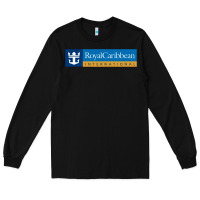 Black Royal Caribbean International Long Sleeve Tee - DesignPulse