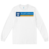 White Royal Caribbean International Long Sleeve Tee - DesignPulse