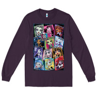 Plum monster high character Long Sleeve Tee - DesignPulse