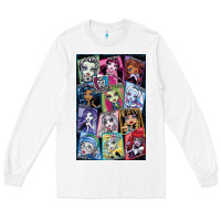 White monster high character Long Sleeve Tee - DesignPulse